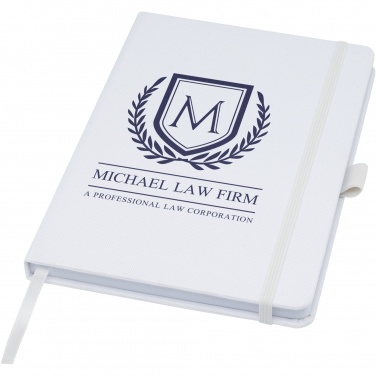 Logotrade corporate gift image of: Honua A5 recycled paper notebook with recycled PET cover