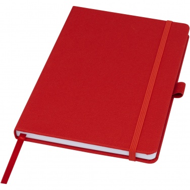 Logo trade promotional giveaways picture of: Honua A5 recycled paper notebook with recycled PET cover