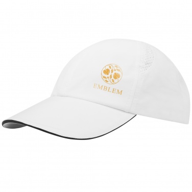 Logo trade corporate gift photo of: Morion 6 panel GRS recycled cool fit sandwich cap