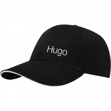 Logotrade promotional merchandise picture of: Topaz 6 panel GRS recycled sandwich cap