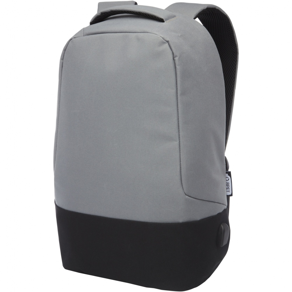 Logotrade promotional item image of: Cover GRS RPET anti-theft backpack 18L