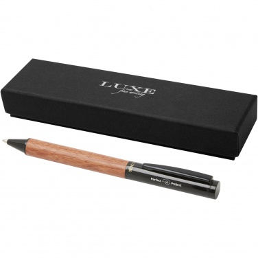 Logo trade promotional gifts picture of: Timbre wood ballpoint pen