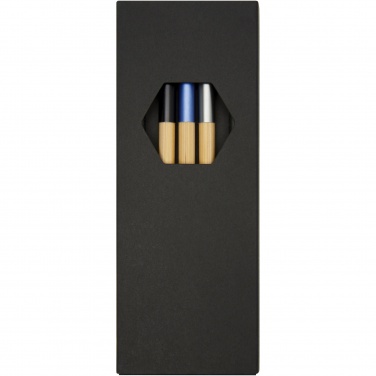 Logo trade advertising product photo of: Kerf 3-piece bamboo pen set
