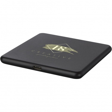 Logotrade promotional item picture of: Loop 10W recycled plastic wireless charging pad