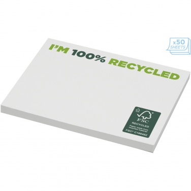 Logo trade promotional merchandise picture of: Sticky-Mate® recycled sticky notes 100x75 mm