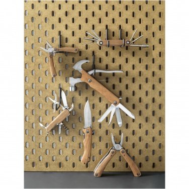 Logo trade corporate gifts picture of: Anderson 12-function medium wooden multi-tool