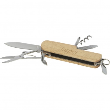Logotrade promotional item image of: Richard 7-function wooden pocket knife
