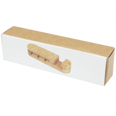 Logo trade promotional gift photo of: Edulis bamboo cable manager 