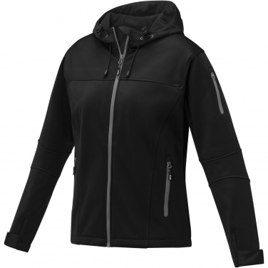 Logo trade promotional giveaways image of: Match women's softshell jacket