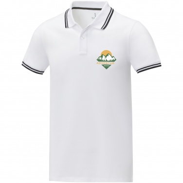 Logotrade promotional merchandise photo of: Amarago short sleeve men's tipping polo