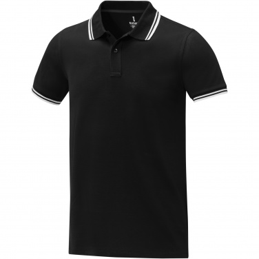 Logo trade promotional item photo of: Amarago short sleeve men's tipping polo