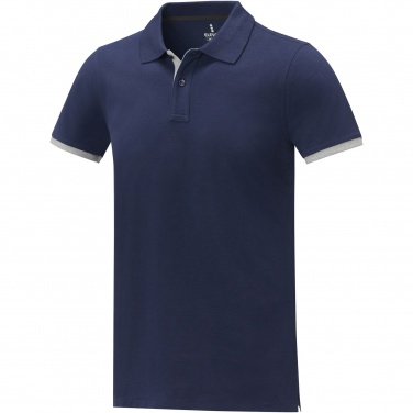 Logotrade promotional gift picture of: Morgan short sleeve men's duotone polo