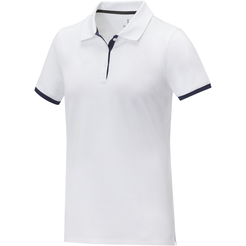 Logo trade promotional gifts image of: Morgan short sleeve women's duotone polo