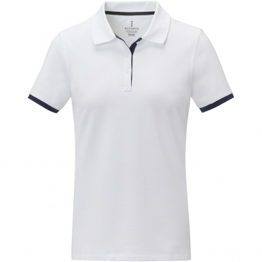 Logo trade promotional items picture of: Morgan short sleeve women's duotone polo