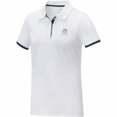 Logo trade promotional item photo of: Morgan short sleeve women's duotone polo