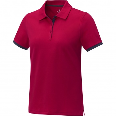Logo trade promotional products image of: Morgan short sleeve women's duotone polo