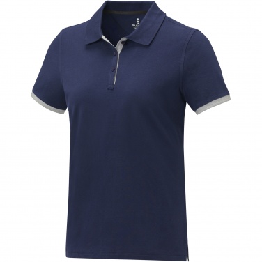 Logotrade advertising products photo of: Morgan short sleeve women's duotone polo