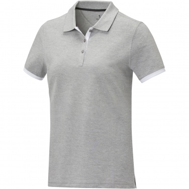 Logotrade advertising products photo of: Morgan short sleeve women's duotone polo
