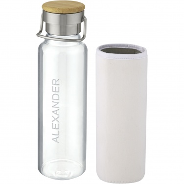 Logo trade promotional gift photo of: Thor 660 ml glass bottle with neoprene sleeve