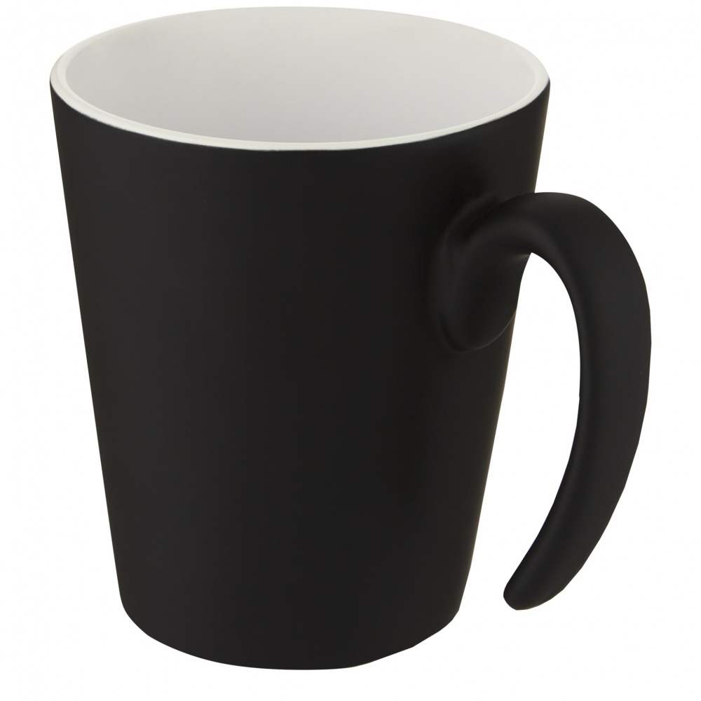 Logo trade promotional giveaway photo of: Oli 360 ml ceramic mug with handle