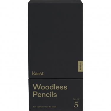 Logo trade promotional products image of: Karst® 5-pack 2B woodless graphite pencils