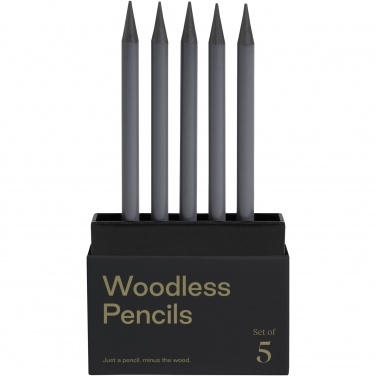 Logo trade promotional item photo of: Karst® 5-pack 2B woodless graphite pencils