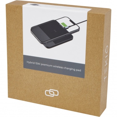 Logotrade promotional gift image of: Hybrid 15W premium wireless charging pad