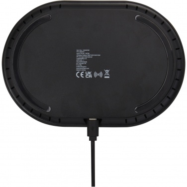Logo trade promotional giveaway photo of: Ray wireless charging pad with RGB mood light