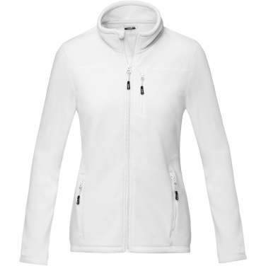 Logo trade corporate gifts picture of: Amber women's GRS recycled full zip fleece jacket