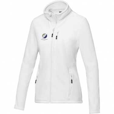 Logo trade advertising products picture of: Amber women's GRS recycled full zip fleece jacket