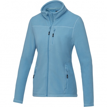 Logo trade corporate gifts picture of: Amber women's GRS recycled full zip fleece jacket