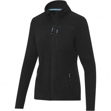 Logo trade promotional item photo of: Amber women's GRS recycled full zip fleece jacket