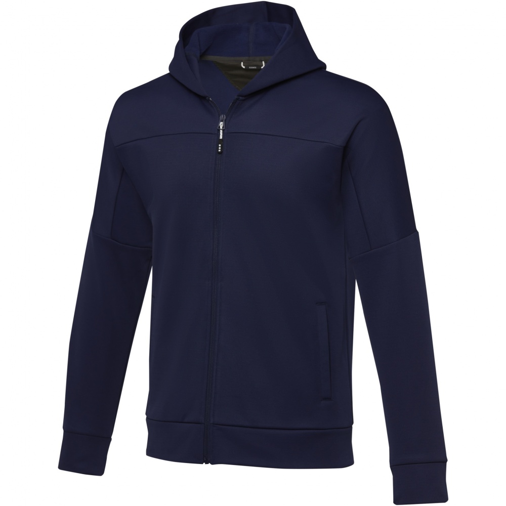 Logo trade business gifts image of: Nubia men's performance full zip knit jacket