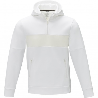 Logo trade promotional items image of: Sayan men's half zip anorak hooded sweater
