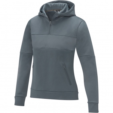 Logotrade promotional item image of: Sayan women's half zip anorak hooded sweater