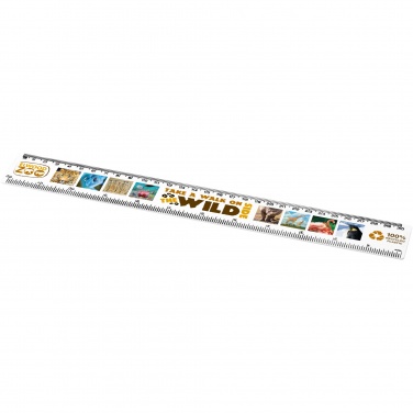 Logotrade promotional item picture of: Refari 30 cm recycled plastic ruler