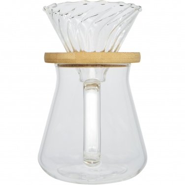 Logo trade promotional merchandise image of: Geis 500 ml glass coffee maker