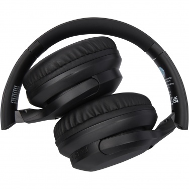 Logo trade corporate gifts picture of: Loop recycled plastic Bluetooth® headphones