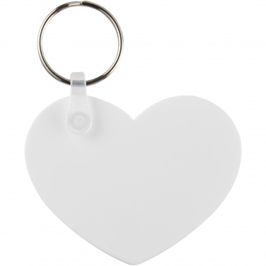 Logotrade promotional products photo of: Tait heart-shaped recycled keychain
