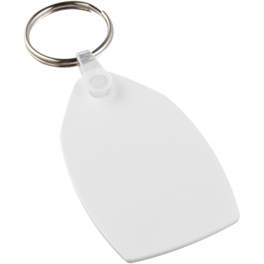 Logotrade promotional giveaway picture of: Tait rectangular-shaped recycled keychain