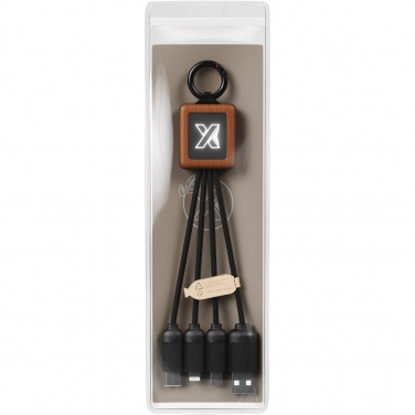 Logo trade promotional item photo of: SCX.design C19 wooden easy to use cable