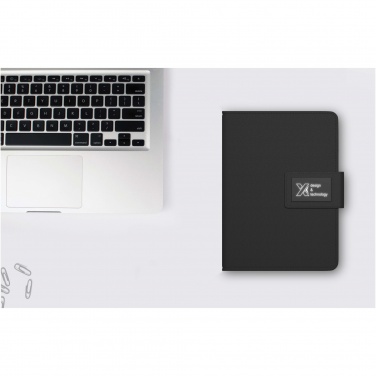 Logotrade promotional giveaway image of: SCX.design O16 A5 light-up notebook power bank