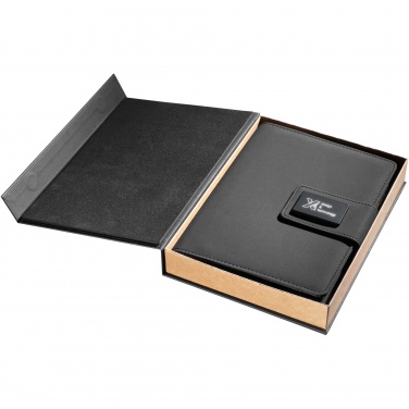Logo trade promotional items image of: SCX.design O16 A5 light-up notebook power bank