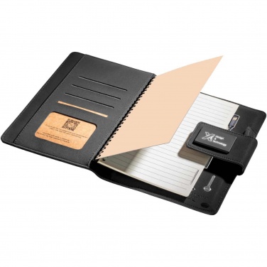 Logotrade advertising product picture of: SCX.design O16 A5 light-up notebook power bank
