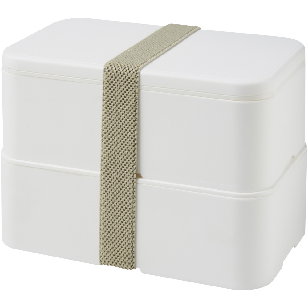 Logo trade promotional gifts picture of: MIYO double layer lunch box