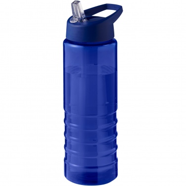 Logo trade promotional merchandise image of: H2O Active® Eco Treble 750 ml spout lid sport bottle 