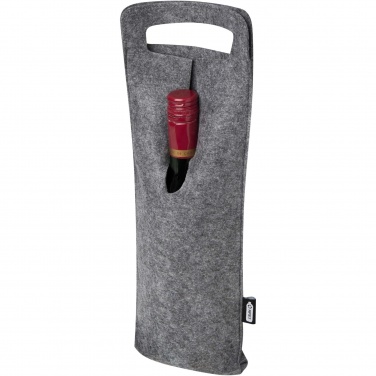 Logo trade promotional gift photo of: Felta 75 cl GRS recycled felt wine bag