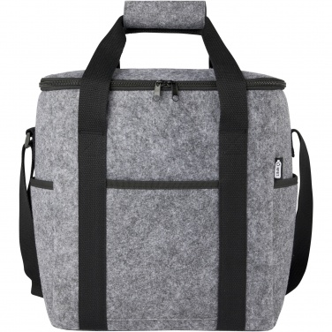 Logo trade advertising product photo of: Felta GRS recycled felt bottle cooler bag 21L