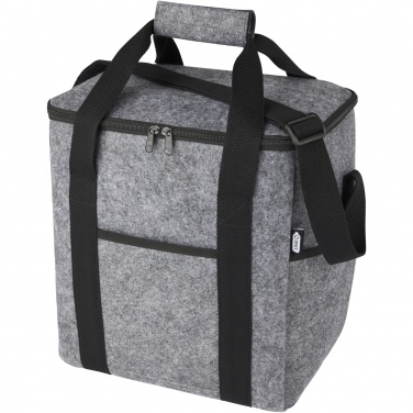 Logo trade corporate gifts picture of: Felta GRS recycled felt bottle cooler bag 21L