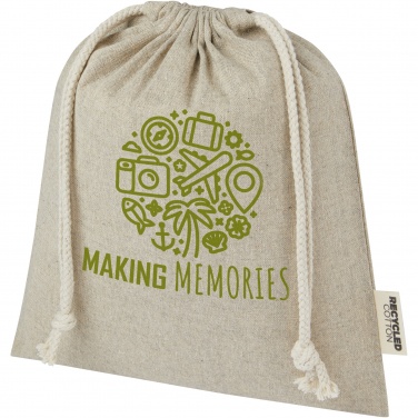 Logo trade promotional item photo of: Pheebs 150 g/m² GRS recycled cotton gift bag medium 1.5L